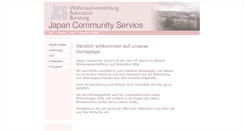 Desktop Screenshot of japancommunityservice.de